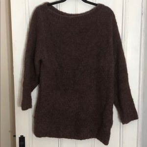 ARITZIA OVERSIZED BROWN SWEATER MEDIUM